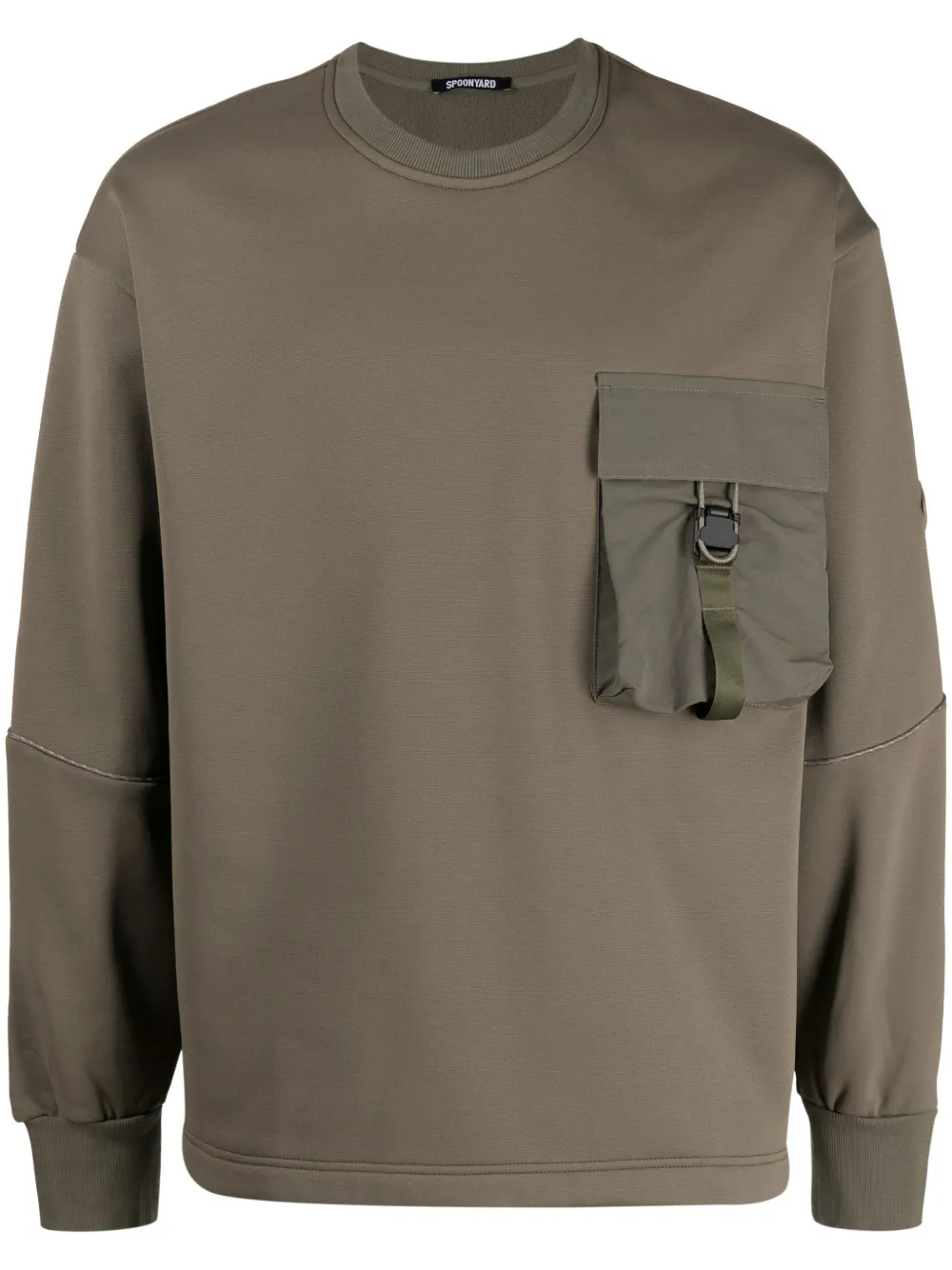 Spoonyard Sweatshirt Mit Aufgesetzter Tasche In Green