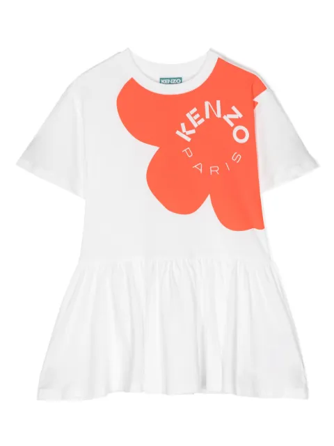 Kenzo Kids Boke Flower cotton dress