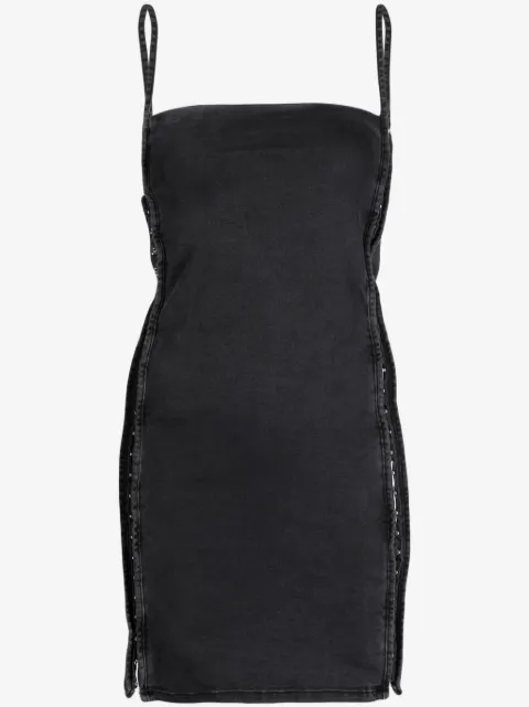 Y/Project hook-and-eye denim minidress