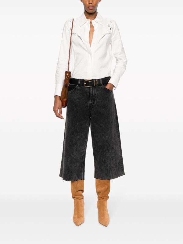 OUR LEGACY wide-leg Cropped Jeans - Farfetch