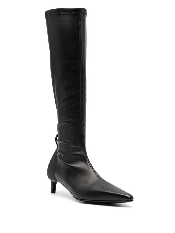 Khloe scuba and 2024 leather ankle boot