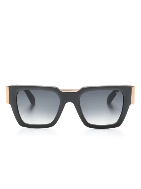 Philipp Plein logo-plaque square-frame sunglasses