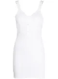 Alexander Wang smocked cotton mini dress - White