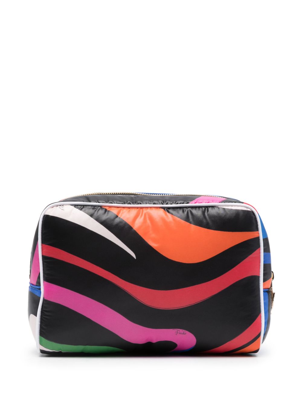 PUCCI abstract-print make-up bag - Zwart