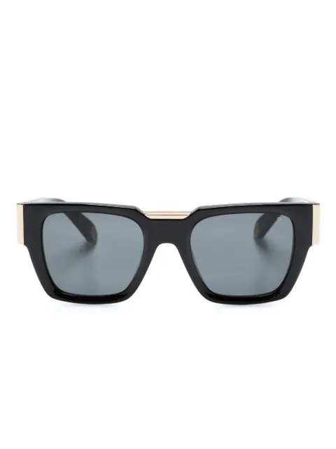 Philipp Plein logo-plaque square-frame sunglasses Men