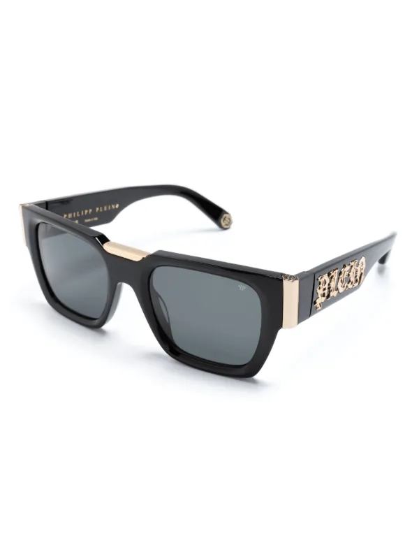 Philipp Plein スクエアフレーム サングラス | ブラック