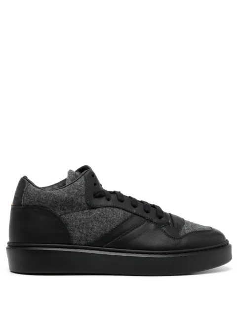 Doucal's panelled leather sneakers