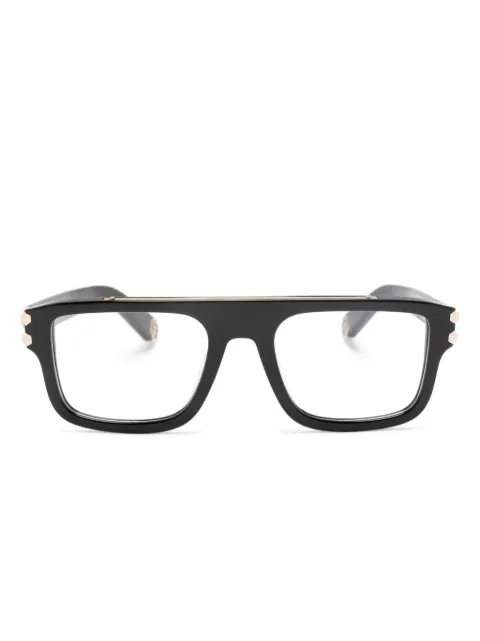 Philipp Plein Eyewear logo-plaque square-frame sunglasses