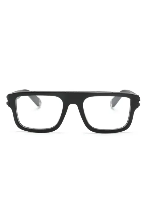 Philipp Plein logo-plaque square-frame glasses