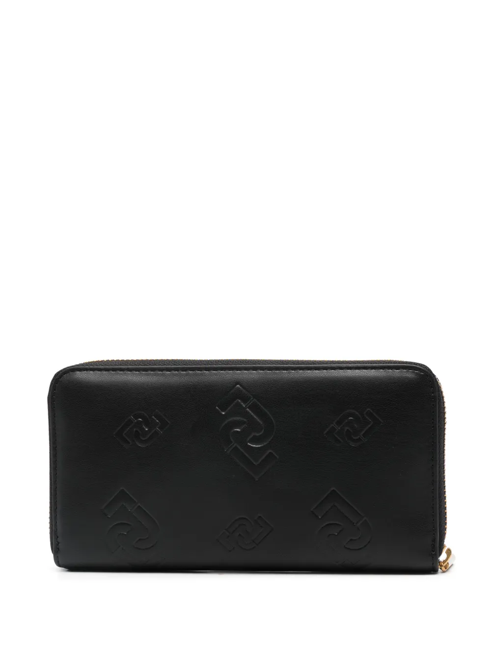 LIU JO logo-plaque smooth-grain wallet - Zwart