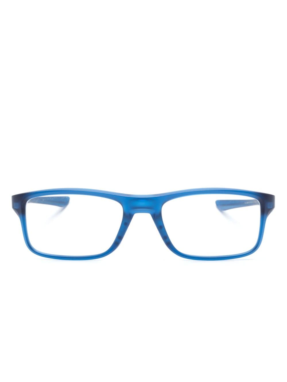 oakley lunettes de vue plank 2.0 à monture carrée - bleu