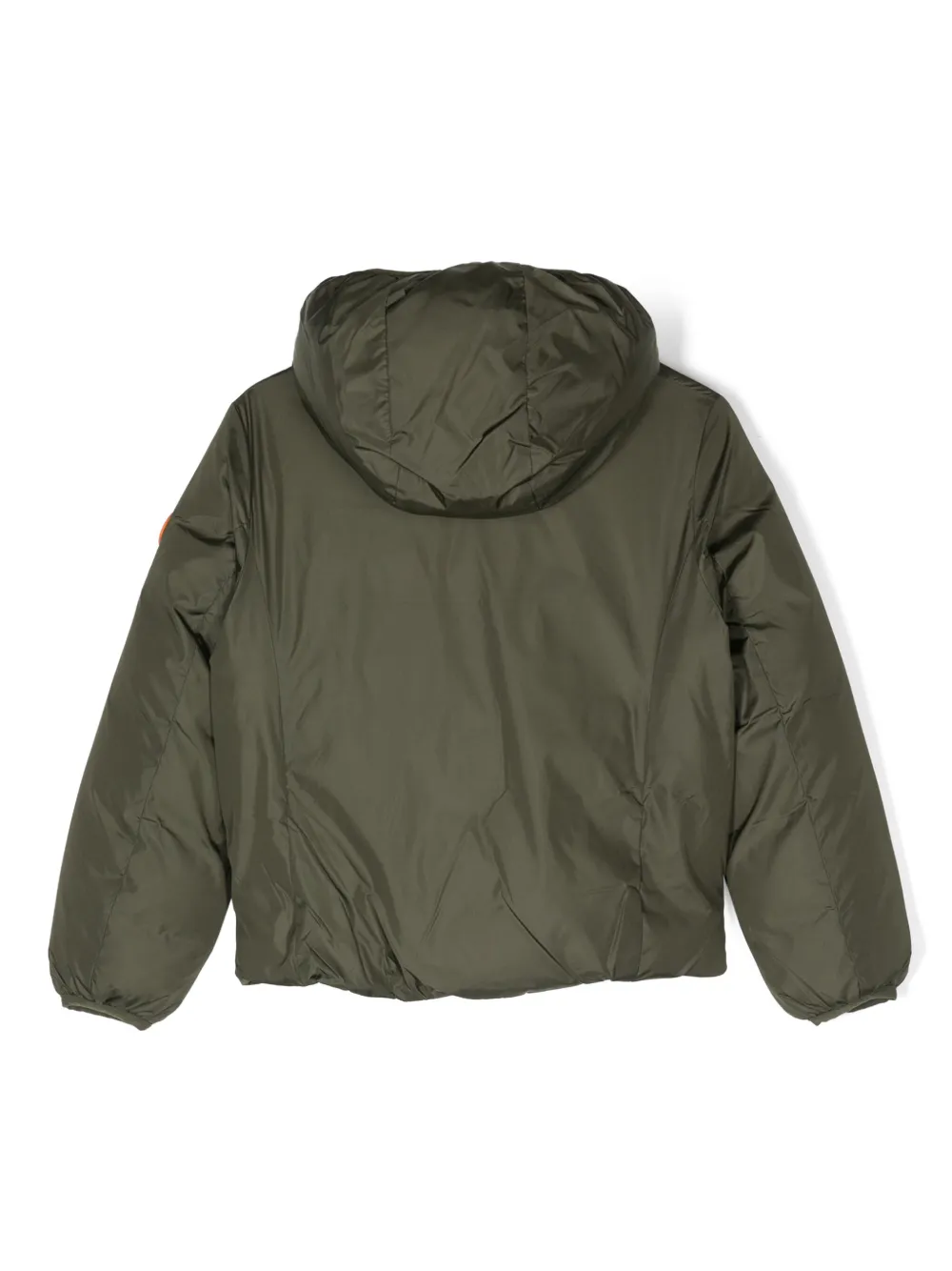 Save The Duck Kids hooded padded jacket - Groen