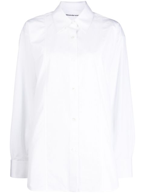 Affordable Alexander Wang long-sleeve cotton shirt Women