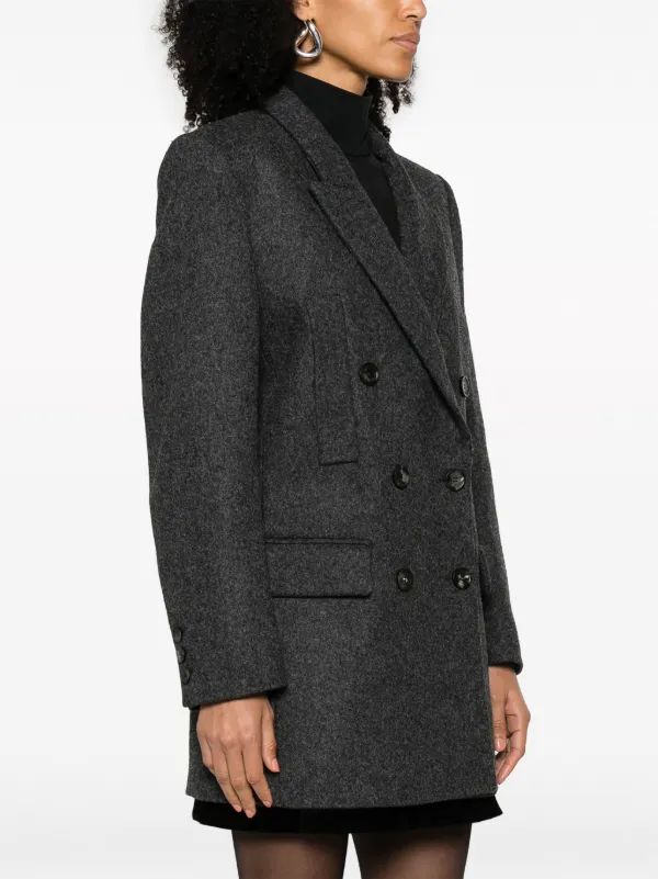 【送料&関税込】Isabel Marant Floyd Double-breasted Blazer ISABEL MARANT Floyd double-breasted Blazer | Grey | FARFETCH JO