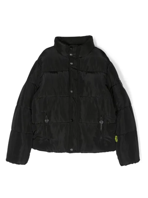 Barrow kids logo-embroidered padded jacket