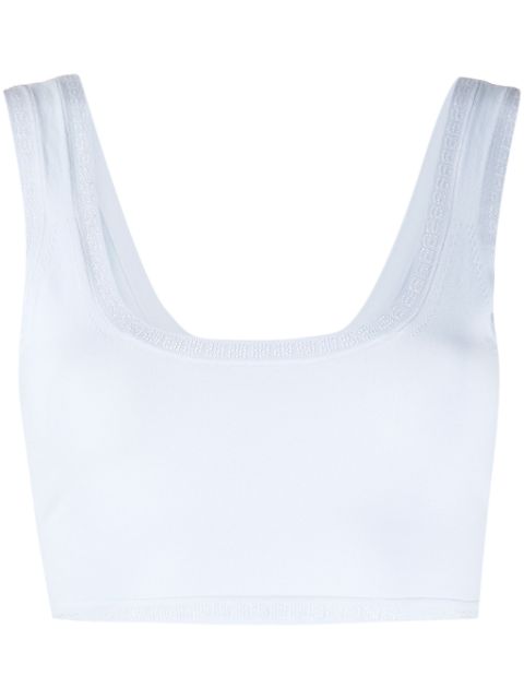 Alexander Wang rhinestone-trim cropped top Women