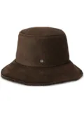 Maison Michel Fredo sheepskin bucket hat - Brown