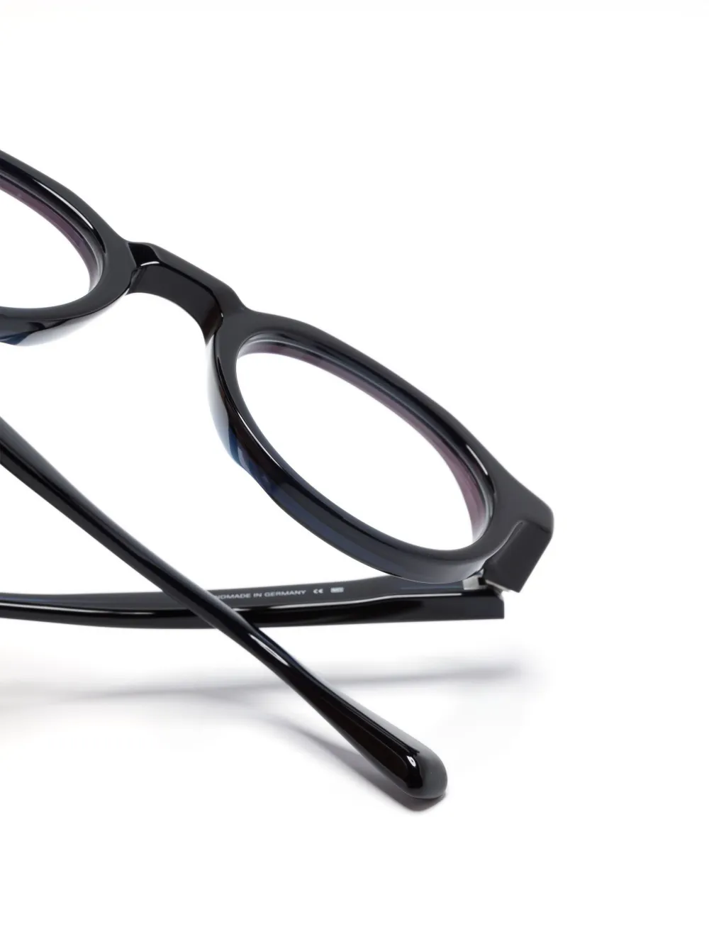 Mykita Niam 771 bril met rond montuur Zwart