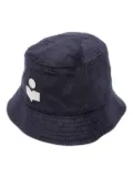 ISABEL MARANT Haley corduroy bucket hat - Blue