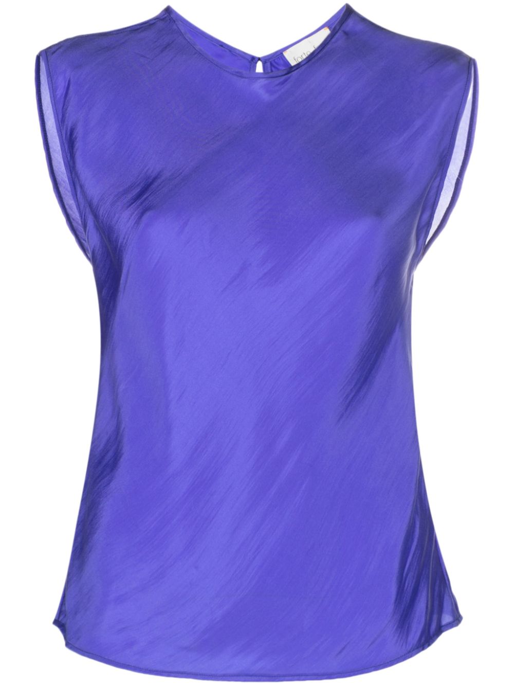Forte Mouwloze blouse Blauw