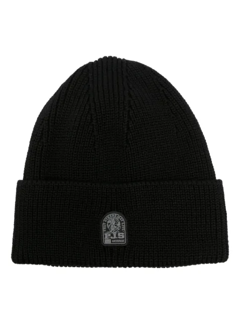 Parajumpers logo-patch ribbed beanie