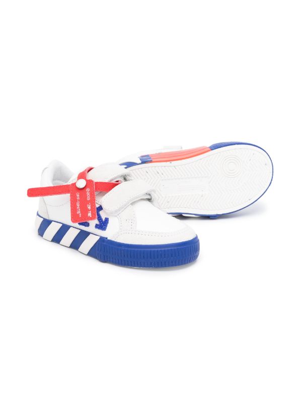 Off-White Kids logo-tag touch-strap Sneakers - Farfetch