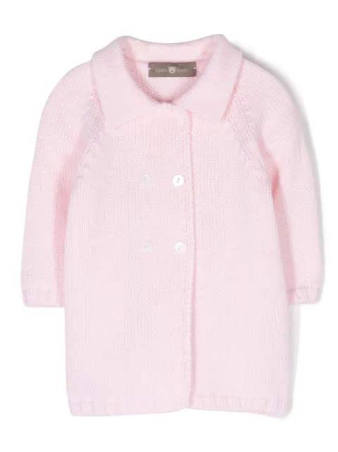 Little Bear blusa de tejido fino con doble botonadura