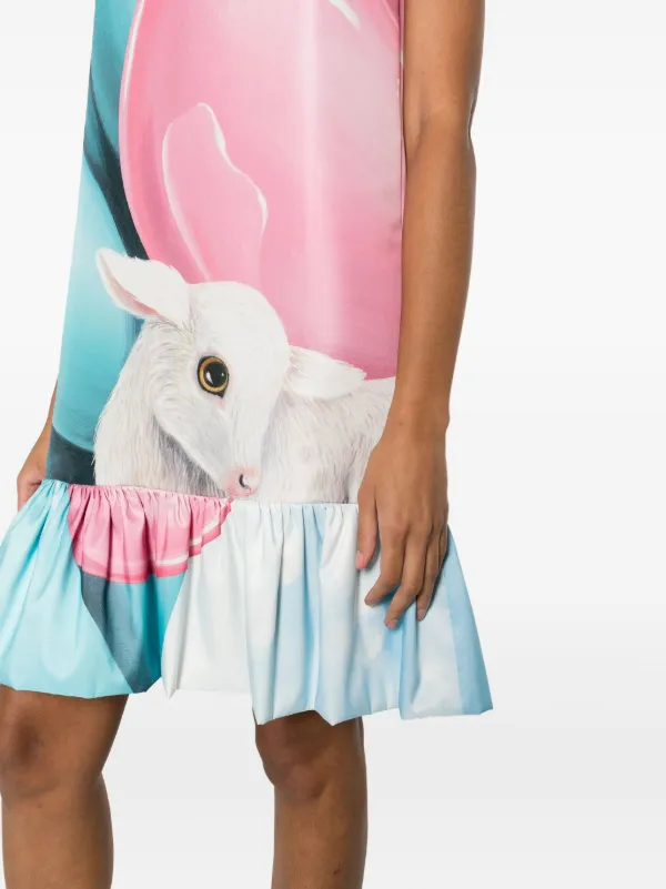 Nina Ricci グラフィック フレアミニドレス | ピンク | FARFETCH JP