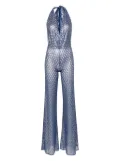 Missoni open-knit halterneck jumpsuit - Blue
