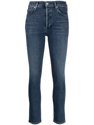 CITIZENS shops OF HUMANITY Olivia Slim Straight-Leg Jeans