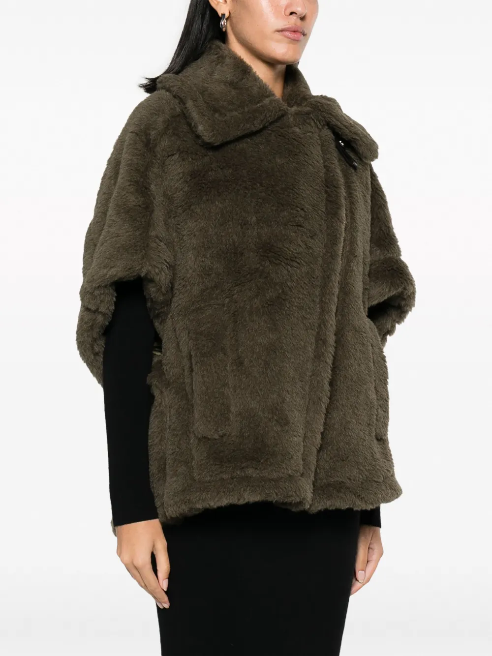 Max Mara Jack met cropped mouwen Groen