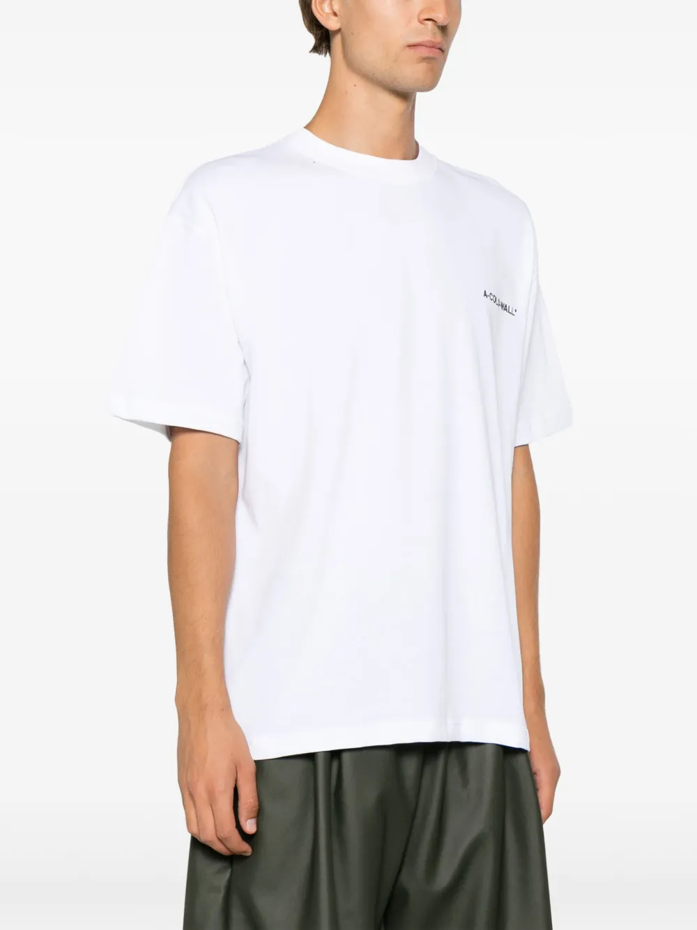 A-cold-wall* Logo-print Cotton T-shirt In White