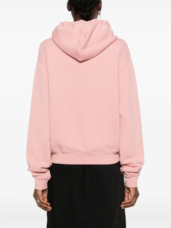 Pink drawstring online hoodie