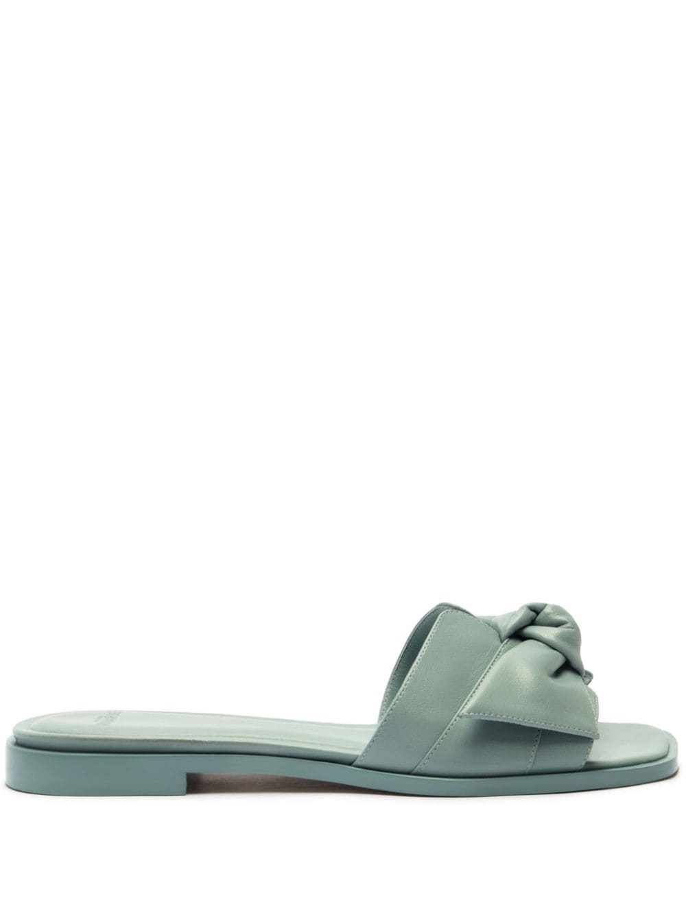 Shop Alexandre Birman Maxi Clarita Knot-detail Sandals In Blue