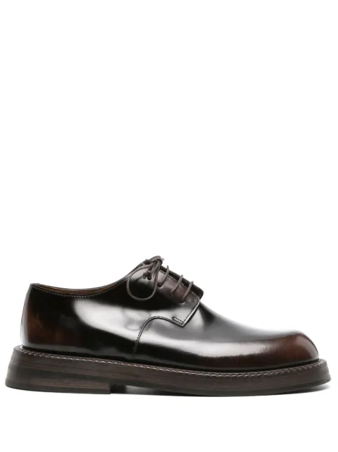 Marsèll lace-up patent-leather derby shoes