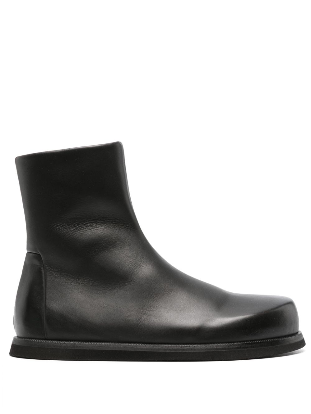 Shop Marsèll Accom Mm4584 Leather Boots In Black