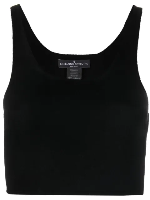 Ermanno Scervino virgin wool cropped top