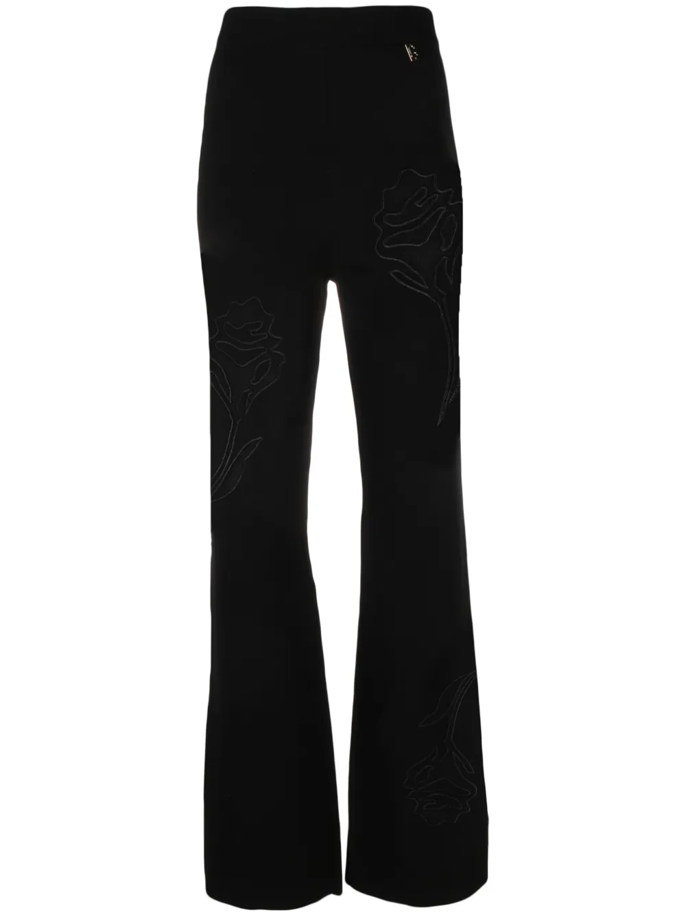 Blugirl Flared broek Zwart