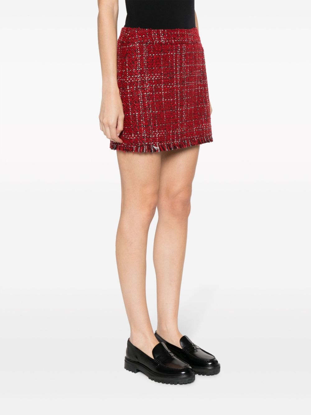 LIU JO high-waisted Bouclé Miniskirt - Farfetch