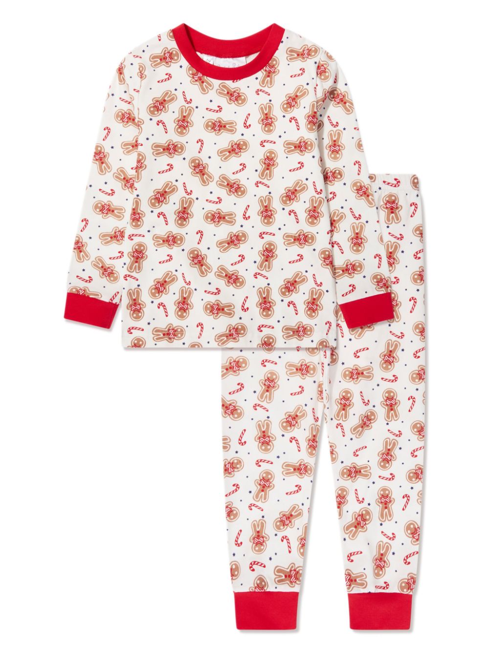 rachel riley pyjama en coton à imprimé graphique - blanc