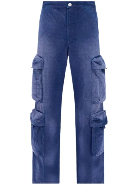 AMIRI jeans cargo con logo en jacquard