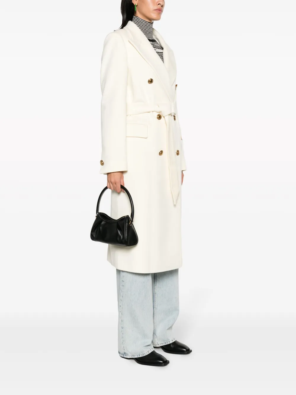Elleme Dimple leren shopper - Zwart