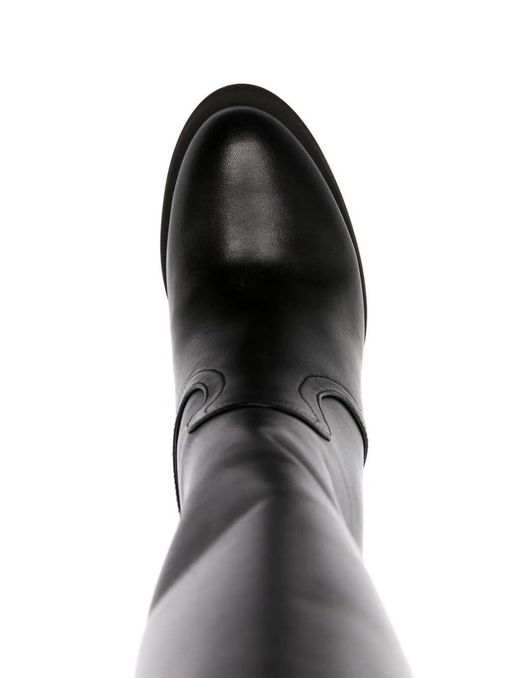 Paloma Barceló 130mm Leather Ankle Boots In Black