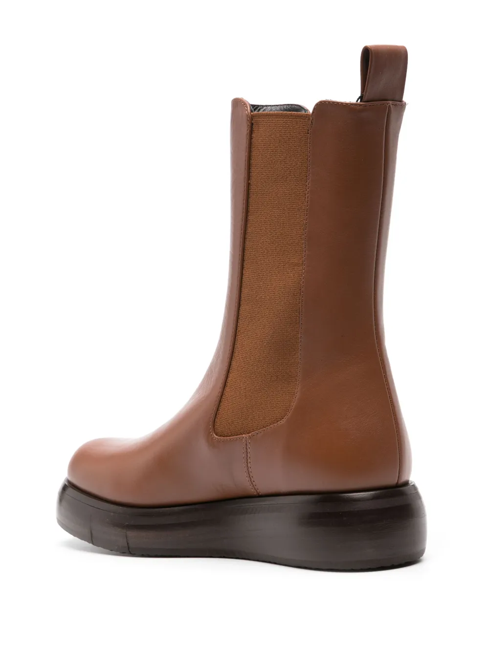 Paloma Barceló Jack Round-toe Boots In Brown