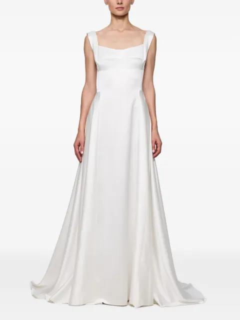 Atu Body Couture V-back satin gown