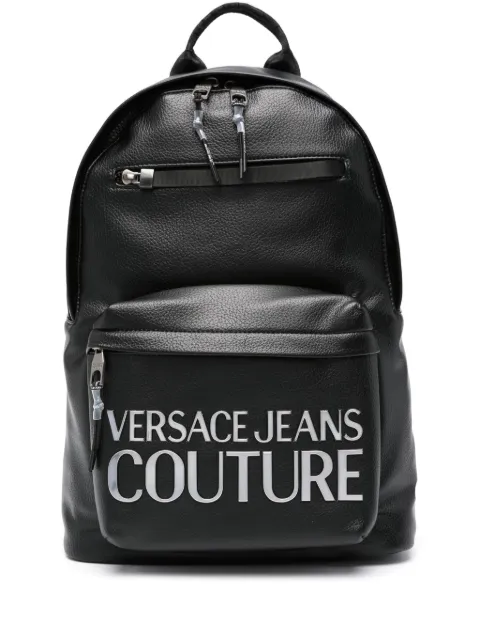 Versace Jeans Couture sac à dos en cuir artificiel à plaque logo 
