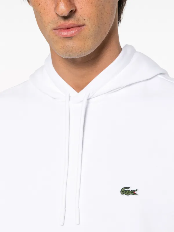 White lacoste hoodie discount mens