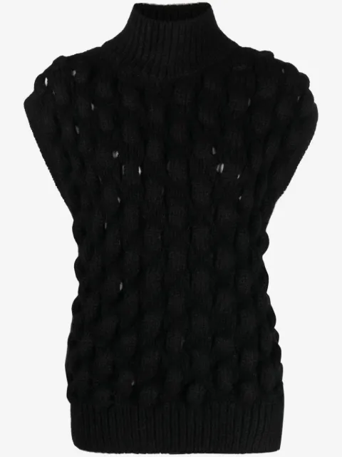 Simone Rocha sleeveless turtleneck jumper