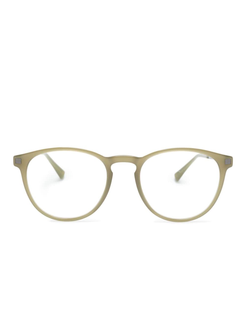 Shop Mykita Nukka 902 Round-frame Glasses In Green