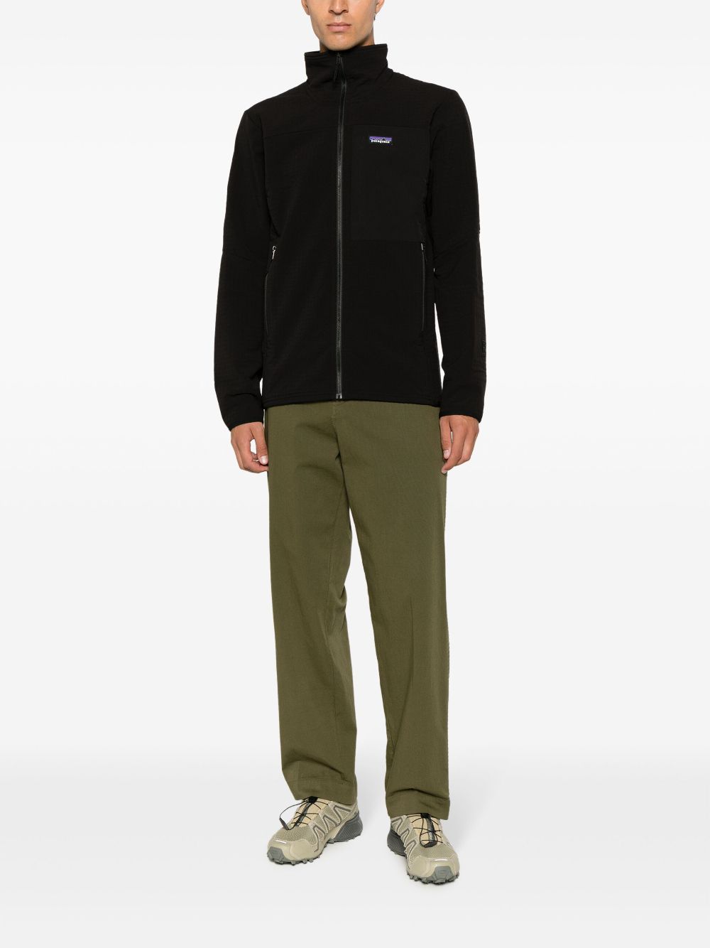 Patagonia R2 Techface zip-up jacket - Zwart